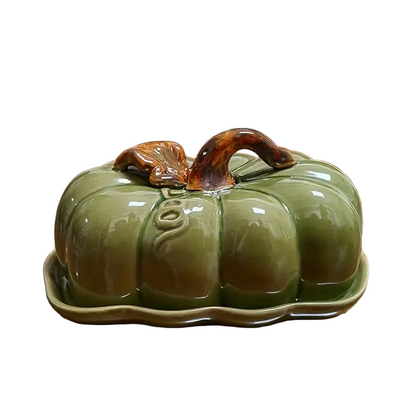 Półmisek w kształcie dyni z pokrywką